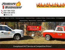 Tablet Screenshot of firesafeequipment.com
